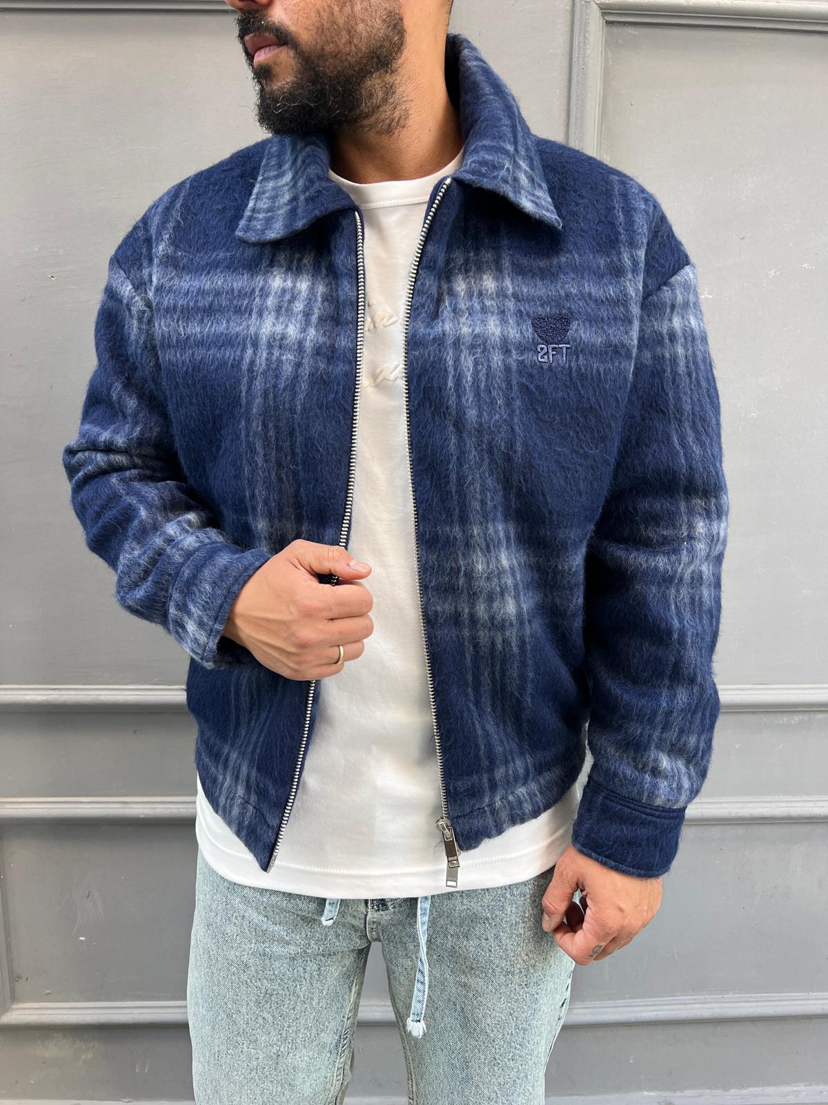 Yün Karışımlı Desenli Mont M:01