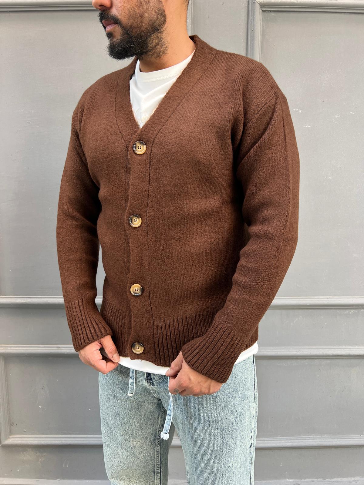 Mevsimlik Kahverengi Hırka H:03