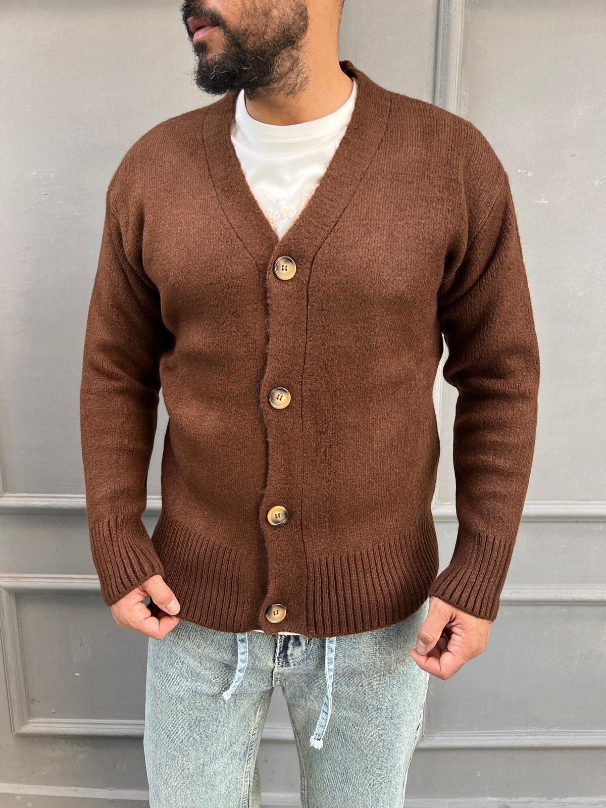 Mevsimlik Kahverengi Hırka H:03