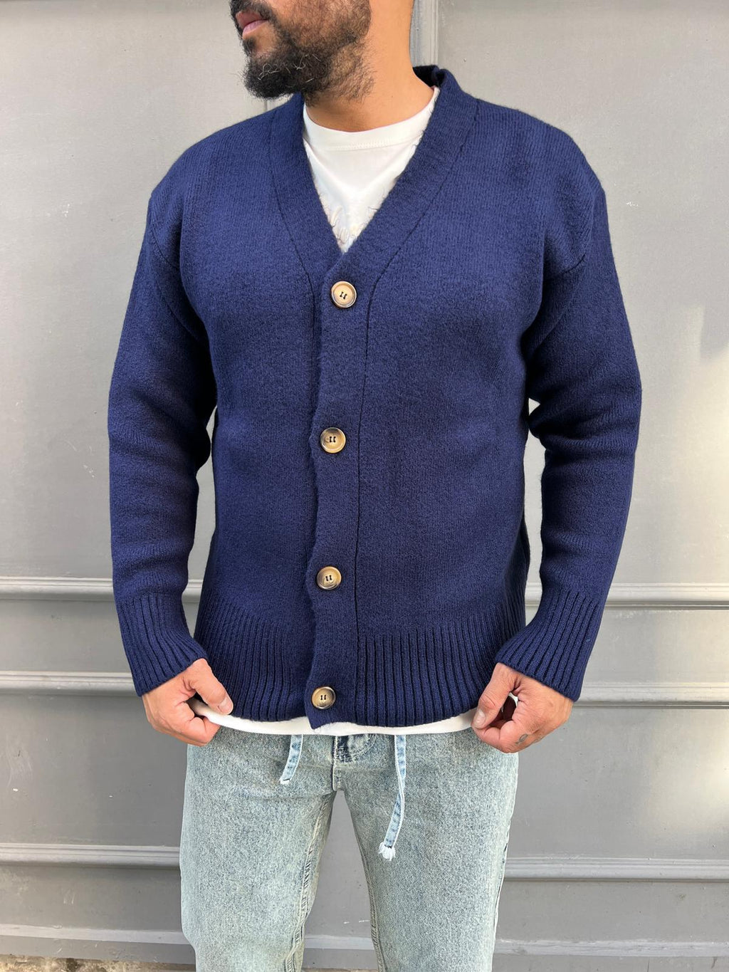 Mevsimlik Lacivert Hırka H:04