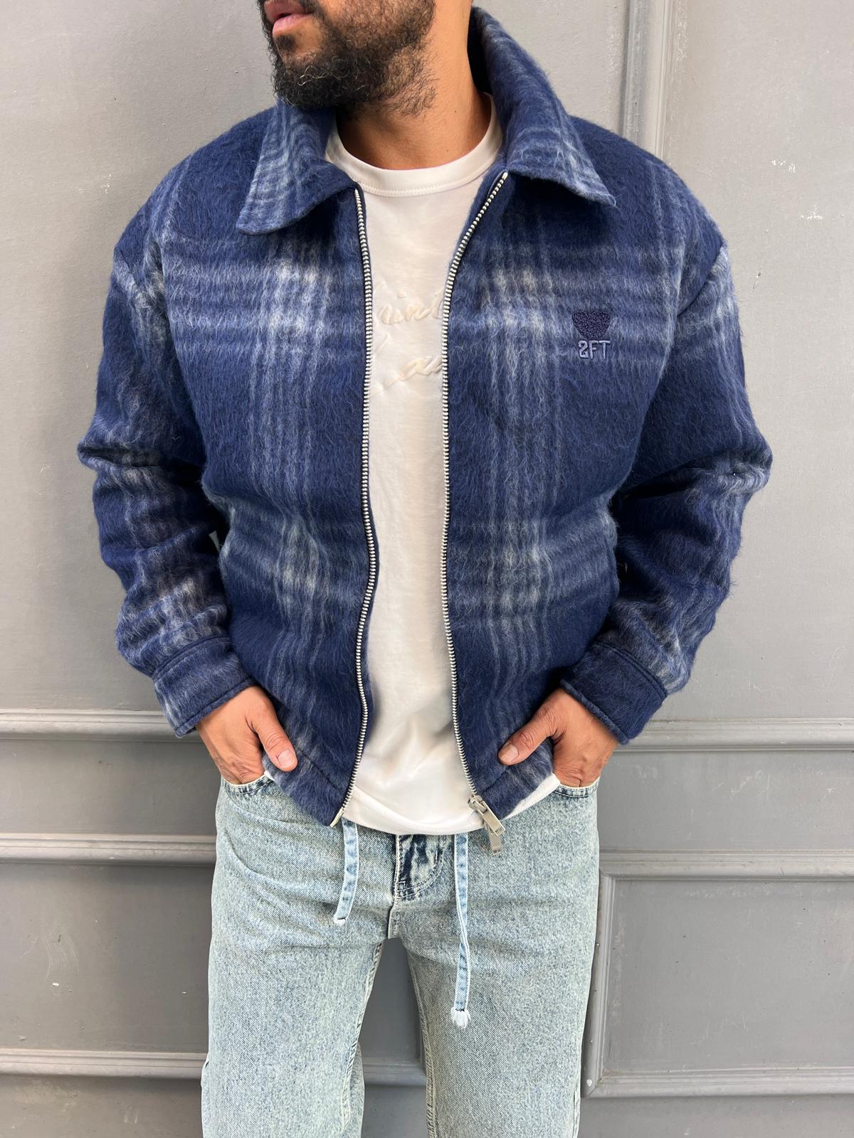 Yün Karışımlı Desenli Mont M:01