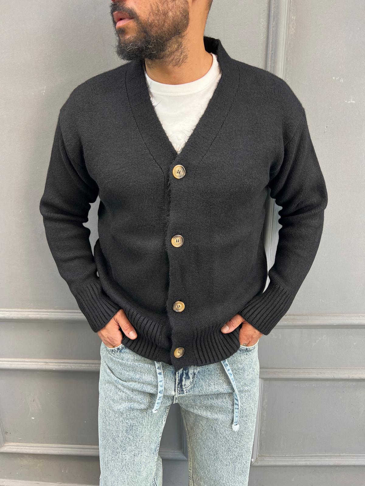 Mevsimlik Siyah Hırka H:01