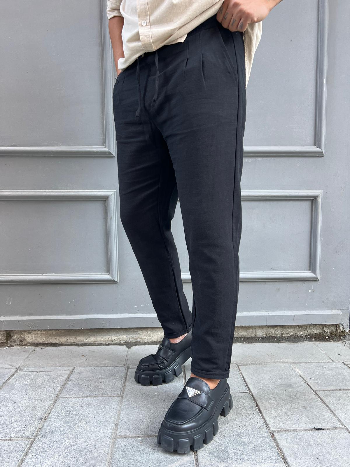 Duble Paça Keten Pantolon KT:02