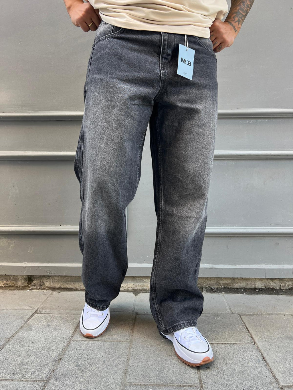 Şeritli Baggy Pantolon BG:01