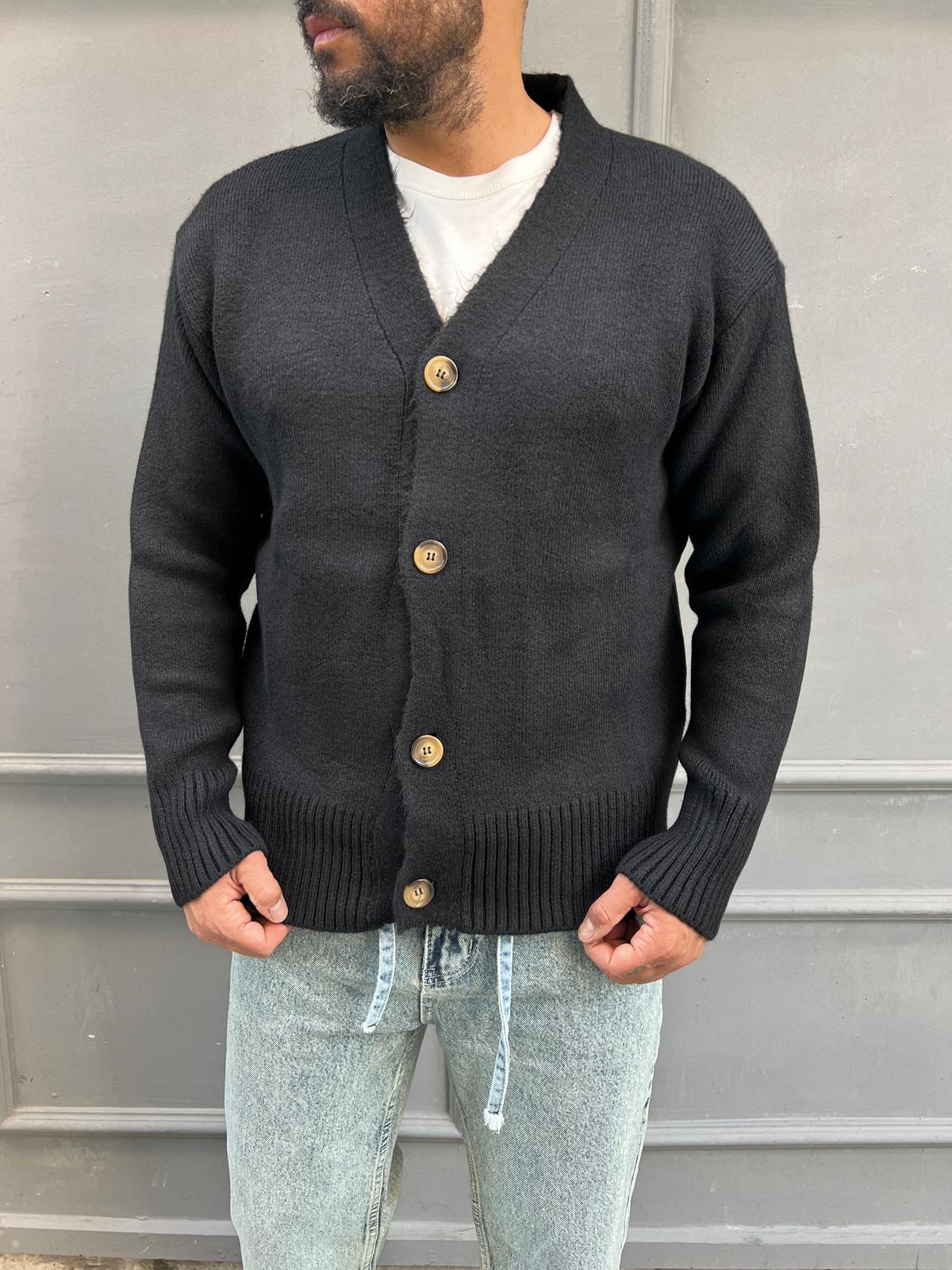 Mevsimlik Siyah Hırka H:01