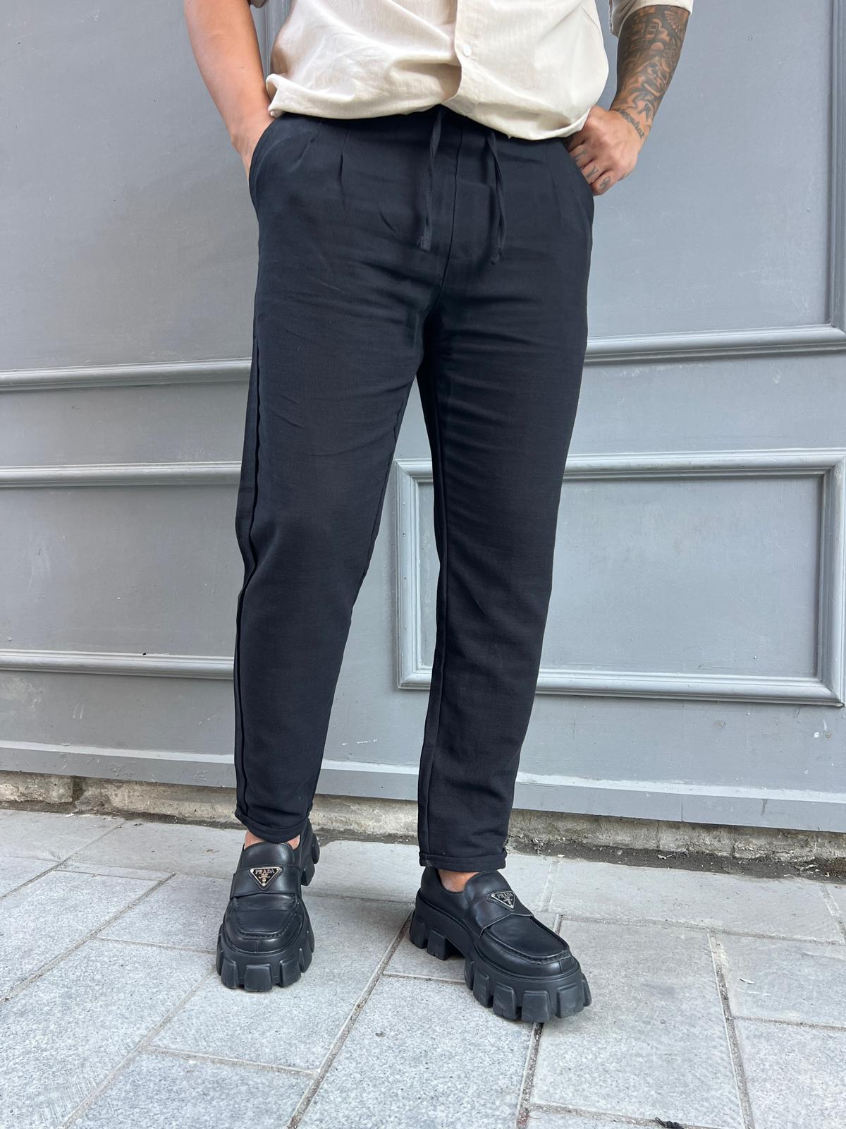 Duble Paça Keten Pantolon KT:02